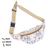 Colorful Cork Waist Bag – Vibrant Circular Print Sustainable Fanny Pack