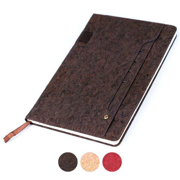 brown cork notebook