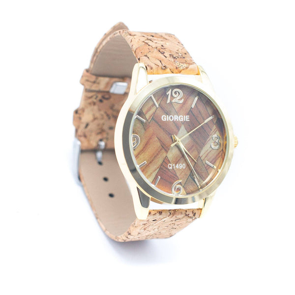 Natural watch with a unisex design