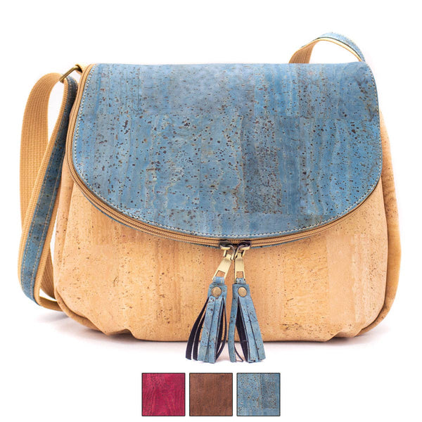 Sustainable Crossbody Bag in turquoise