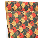Multicolored Flowers pattern Cork Fabric COF-252 - CORKADIA