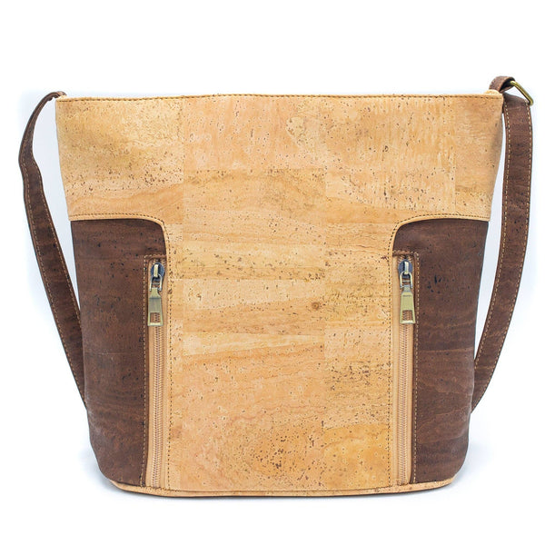 Cork Zipper Handbag