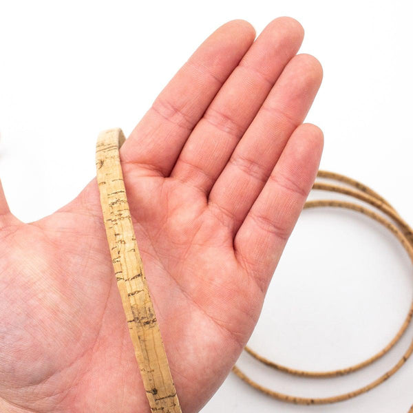 10m natural color cork cord COR-108 – CORKADIA