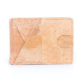 natural coloured cork wallet