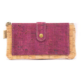 Red wine cork wallet