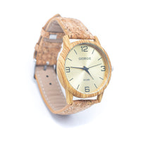 Stylish Casual Watch with Natural Cork Watch Strap WA-350