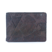 brown cork wallet