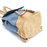 Azure Cork and Cotton Backpack BAG-2078-A