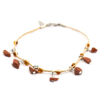 wholesale cork leather anklets