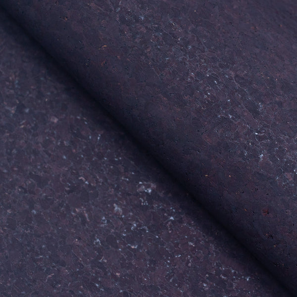 Agglomerate Dark Brown Portuguese cork fabric COF-289-A