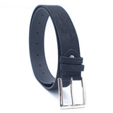Men's black belt cork leather sizes 30, 32, 34, 36, 38, and 40