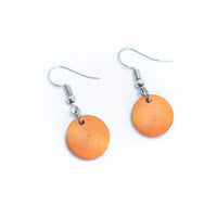 Sunshine Statement: Handmade Orange Earrings