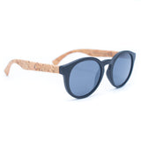 Cork UV protection women eyewear sunglasses (Including case) L-859
