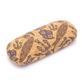 Luxurious brown cork leather hard case for sunglasses - Corkadia.com