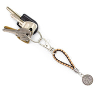 3mm braided wristlet for keys