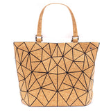 Geometric Cork Handbag for Women BAG-2207