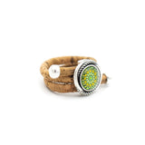 Natural cork ring and bracelet