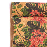 Cork leather fabric for wholesale 