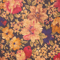 Flower pattern fabric made from Cork COF-372 - CORKADIA