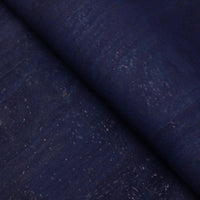 Dark blue Portuguese cork fabric / Great bagmaking material COF-128 - CORKADIA
