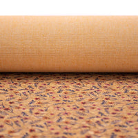 Flowers and grass pattern Cork fabric COF-390 - CORKADIA