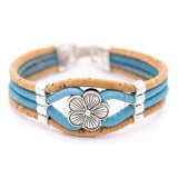 Cork bracelets with beads