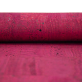 Wine Red Portuguese cork fabric COF-130 - CORKADIA