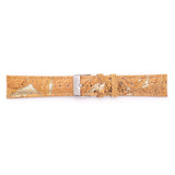 Cork Watch straps - rustic with gold accents E-013