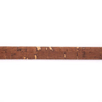8mm light brown flat cork cord COR-453