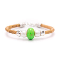 Natural Cork jewelry bracelet