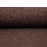 Agglomerate Dark Brown Portuguese cork fabric COF-348
