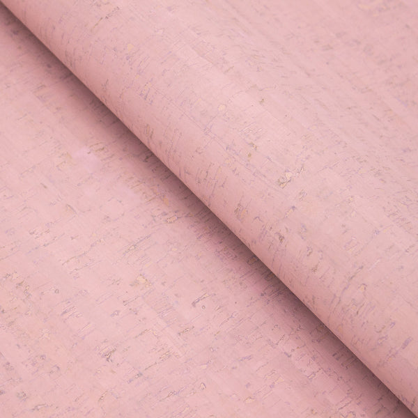 Premium Solid Pink Cork Fabric COF-339