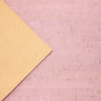 Elevate Your Crafts with Sustainable Style: Premium Pink Cork Fabric