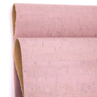 Elevate Your Crafts with Sustainable Style: Premium Pink Cork Fabric