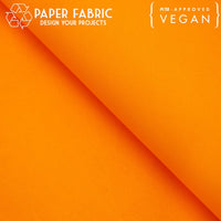 Orange washable paper fabric 100x80cm
