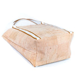 Tote Bag with Natural Cork and Woven Strap BAGP-251