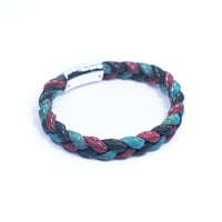 Colorful Cork Bracelet with Magnet Clasp BRW-013-MIX-5