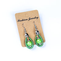Colorful handmade vegan earrings ER-168-MIX-5