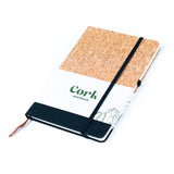 cork notebook showing binder