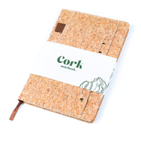 Cork Dairy Notebook with Card and Pen Holder L-1011
