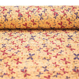 cork fabrics with dragonfly pattern