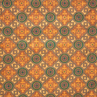 Azulejo Mosaic Pattern Cork Fabric Cof-257