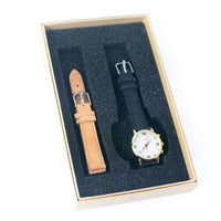 Unisex Watch with Gold Trim in box