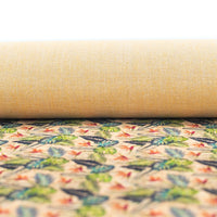 Exotic Leaves Cork Fabric Cof-301-A Cork Fabric