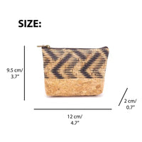 Pattern zipper coin and card purse BAG-421-C (5 units)