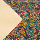 Paisley Pattern Printed Natural Cork Fabric Cof-473 Cork Fabric