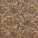 Serpent Skin Pattern Printed Cork Fabric Material Cof-312-A Cork Fabric