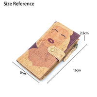 Marilyn Monroe Cork wallets dimensions