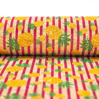 Striped Pina Cork Fabric Cof-239-A Cork Fabric
