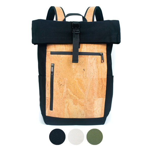 Cork and Canvas Laptop Backpack